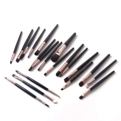 Professional 20pcs Black Makeup brushes Set Blush brush eye shadow brush